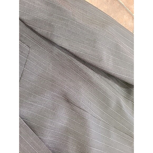 Calvin Klein Women's Brown Striped Suit Size 12, MSRP $348 - Picture 5 of 16